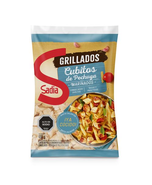 CUBITOS DE PECHUGA DE POLLO COCIDO 400Gr